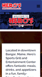 Mobile Screenshot of herossportsgrill.com